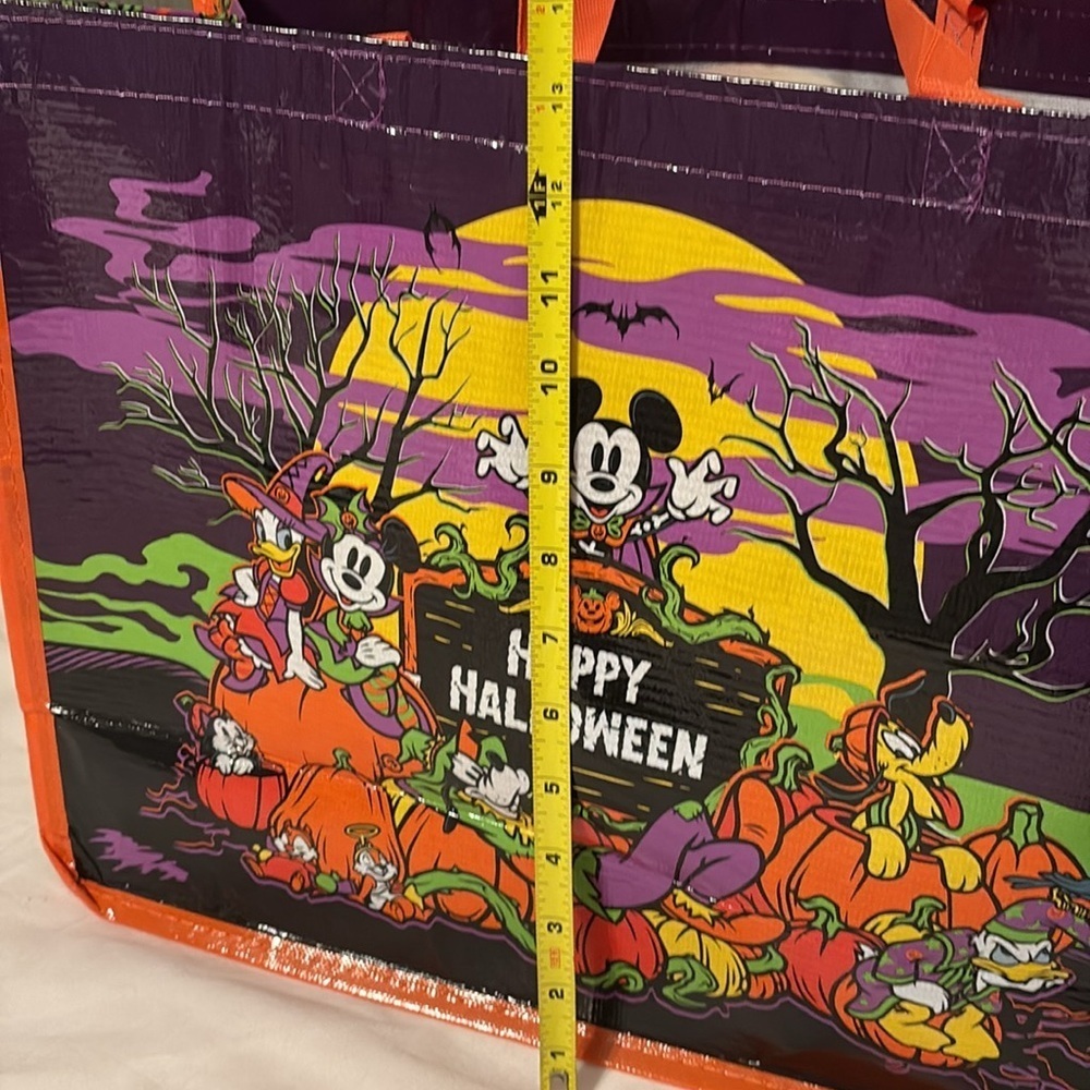 NWT  Disney Parks Mickey’s  Pumpkin Patch 2 Sided Halloween Party Bag- - Picture 9 of 13